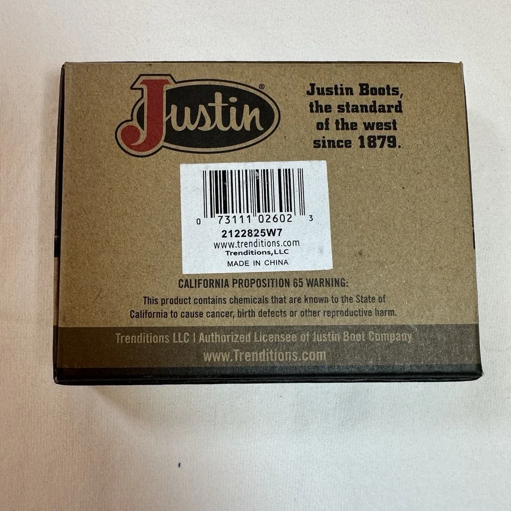 Justin Wallet Card Wallet With Gusset Genuine‎ Leather RFID New